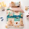 Colcha de jardim de infância Capa de colcha de três peças Algodão puro Lençol de cama infantil para bebê Colcha Capa de núcleo Nap Cama de cama