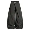 Pantalones de Herramienta tipo Guadaña Sueltos Retro Americano para Hombres y Mujeres 2026 Otoño Nueva Llegada Marca de Tendencia Sentido del Diseño Pantalones Casuales de Pierna Ancha