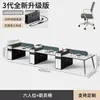 Mesa de Escritório Moderna Simples, Combinação de Mesa e Cadeira para Funcionários, Estação de Trabalho Dupla, Mesa para Quatro Pessoas, Mobiliário de Escritório