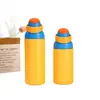 Taza de energía de acero inoxidable 316 para doble bebida de dopamina, botella de agua deportiva portátil de gran capacidad para exteriores, taza de agua aislada con resorte
