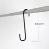 Estante de Exhibición para Tienda de Ropa, Perchero de Acero Inoxidable Negro, Perchero para Colgar Ropa y Sombreros, Estante Móvil tipo Portico para Transmisiones en Vivo, de Pie