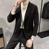 2025 Moda de Estilo Coreano Top de Hombre Guapo Suelto Estilo Hong Kong Chaqueta de Traje para Hombre Primavera y Otoño Combinación Versátil Traje Casual