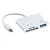 Use este leitor de cartão OTG portátil para importar fotos originais da câmera e acessar arquivos de pen drive em seu smartphone ou laptop facilmente