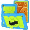 Adecuado para Samsung A9Plus Silicona Anticaída Correa de Muñeca para Niños Funda Protectora para Tableta Sin Tapa Giratoria Colorida