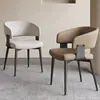Silla de Comedor de Lujo Ligero Estilo Italiano con Respaldo para Comedor del Hogar, Silla con Respaldo Minimalista Moderna Nórdica, Taburete de Reunión de Hotel