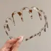 Tiara de dentes alta estilo coreano, fresca e delicada, modelo novo 2026, tiara especial para lavar o rosto, acessório de cabelo, presilha de cabelo