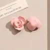 Parches de Joyería Acrílicos de Flor de Rosa Simulada Brillantes y de Colores Accesorios para Pendientes y Llaveros DIY