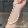 Camelo osso pequeno prato contas 4mm anel clavícula corrente semi-acabado colar pulseira texto acessórios de jogo DIY