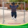 Secador de roupas de tubo de aço varanda expositor de roupas barra horizontal piso galvanizado tubo de água cabide barraca prateleira simples para edredom