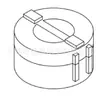 T16 Anillo Magnético Carcasa Blanca Carcasa Exterior Carcasa Protectora CASE Alta Frecuencia Vertical-007-1