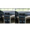 Adequado para BMW BMW série 3 antiga E46 fileira de fibra de carbono saída de ar central capa de controle central adesivos de moldura decorativa lateral