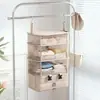 Bolsa de Almacenamiento Plegable y Compresible para Viaje, Bolsa de Almacenamiento en Capas para Ropa, con Asa para Transportar, Bolsa Colgante para Ropa Interior y Prendas
