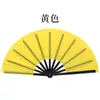 Abanico de Tai Chi Kung Fu, Abanico Rojo Sonoro, Abanico Plegable de Un Pie, Abanico de Baile Universal de Hueso de Plástico para Danza China y Artes Marciales, Venta al por Mayor