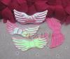 Una variedad de alas de ángel Accesorios navideños Ropa DIY Accesorios para mochila Alas de tela mágica doradas y plateadas 7-21 cm