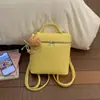 Bolso de Mano Sencillo para Mujer 2026 Nuevo Modelo Estilo Nicho de Alta Gama con Patrón de Lichi, Bolso Cruzado de Hombro Único, Mochila Elegante para Salir