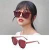 Óculos de Sol Moda Ins Armação Grande Lentes Finas Tendência Popular na Internet Mesmo Estilo Óculos de Sol para Fotografia de Rua Estilo Coreano Harajuku Vintage Didi Óculos Sem Graça