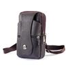 Nova Bolsa de Cintura Masculina, Bolsa de Celular de Couro Genuíno, Pode Ser Usada com Cinto, Estojo Multifuncional para Celular, Bolsa de Cintura para Celular com Cinto, Bolsa Transversal
