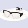 Gafas de Natación Infantiles de Marco Grande, Gafas de Natación Impermeables y Antivaho de Alta Definición con Tapones para los Oídos Integrados, Lentes de Silicona, Gafas de Natación 5020