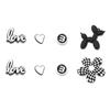 Accesorios para zapatos de cueva, hebilla decorativa con forma de flor para zapatos, hebilla de plástico tridimensional con dibujos animados, hebilla para zapatos, complementos para todo tipo de celebridades de Internet.