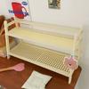 Estante de Almacenamiento de Escritorio de Doble Capa Estilo Ins Estantería para Dormitorio de Estudiante Extra Grande Dormitorio Oficina Cocina Estante para Tazas Almacenamiento para Acabado