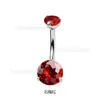 Piercing de Umbigo Brilhante em Liga de Titânio F136 com Zircônia 5A, Barra Curva de Três Garras, Piercing de Umbigo Redondo com Pontas Duplas Incrustadas de Diamante para Mulheres