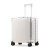 Mala de Viagem com Rodas e Estrutura de Alumínio 18 polegadas Mala de Mão Spinner para Negócios com Porta-copos, Bagagem de Mão, Mala com Trava de Senha para Viagens de Negócios