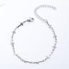 Pulsera de Acero Inoxidable Jin Yiyuan Chapada en Oro de 18k Pulsera con Cruz Moda de Nicho Estilo Religioso Venta de Fábrica