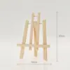 Caballete de Madera de Pino Personalizado, Mini Caballete de Escritorio Suave para Pintura Artística Infantil, Trípode Plegable de Madera