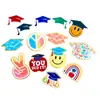 Estilo Ins Transfronterizo Temporada de Graduación Impresión a Color Acrílica Juego de Decoración para Cupcakes de Graduación Decoración para Pastel de Gorro de Doctor