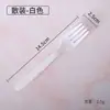 Tenedor Desechable con Servilleta de Papel, Tenedor Engrosado Estilo Americano, Tenedor de Plástico para Frutas para Llevar, Tenedor Negro para Postre y Comida Occidental Empacado Individualmente
