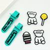 Charms para Sapato Crocs Desenho Animado Raio Grafite Urso Preto Acessórios Acessórios para Chinelo DIY Charms de Sapato Removíveis Atacado do Fabricante