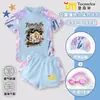 Traje de baño Nuevo Estampado de Dibujos Animados y Anime 2026 para Niños y Niñas, Conjunto de Traje de Baño de Dos Piezas, Estilo de Moda