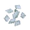 14x 20mm Colgante de Hoja de Esmeralda Natural Tianshan DIY Accesorios Antiguos para Horquilla Corsage