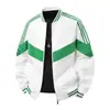 Chaqueta Nueva para Hombre Qisewei Marca de Moda Chaqueta Casual para Adolescentes Abrigo Versátil con Estilo Ins Primavera Cuello Alto Palo