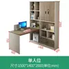Mesa de Escritório Financeiro com Armário Alto Estação de Trabalho Contábil Dupla Face Face a Face Combinação de Mesa e Cadeira para Escritório de Pessoal Simples Moderno