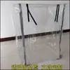 Cubierta de Polvo Transparente de PVC Estantería Equipo Eléctrico Libro Zapato Planta Verde Estante Mesa y Silla de Autocaravana Cubierta de Lluvia para Exteriores