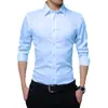Camisas Masculinas de Manga Comprida de Outono Novas Formais Profissionais Atacado Camisas de Manga Comprida Masculinas Brancas Slim Camisas Masculinas