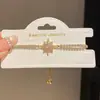 Pulsera con colgante de estrella de circón de lujo ligero transfronteriza, diseño único, pulsera de personalidad nicho, joyería al por mayor de alta gama vintage