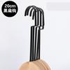 Percha de Plástico Madera Maciza Gancho Accesorios Gancho Plano Dorado Negro Gancho Redondo Largo Gancho Especial para Perchero Niquelado