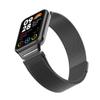 Pulseira Magnética Milanese para Relógio Compatível com Xiaomi Mi Band 9Pro Conector de Metal Minnand Aço Inoxidável Respirável