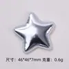 Brillo de Pedrería Superficie Brillante Estrella Hecho a Mano Accesorios para Joyería DIY Impresión en Tela Pinzas para el Cabello Accesorios para la Cabeza Paquete de Materiales de Accesorios Pequeños Venta al por Mayor
