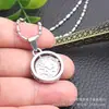 Collar de pareja al por mayor estudiantes simple coreano literario 5 monedas de lana colgante siempre en una pieza para enviar a novias hombres y mujeres