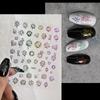 Ano novo romântico fogos de artifício adesivos de unha doce colorido adesivo autoadesivo dia dos namorados ano novo fogos de artifício decoração de unhas adesivos