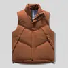 Chaleco de Algodón para Hombre y Mujer, Chaleco de Marca de Moda, Chaqueta de Algodón Gruesa y Cálida sin Mangas para Otoño e Invierno, Ropa Exterior Ligera Transfronteriza