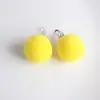 Versión coreana de clip para oreja sin dolor para niños clip para oreja para niñas aretes caja de regalo 12 pares de clip para oreja con bola de pelo al por mayor