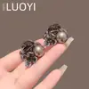 2025 Nuevo Clip Pequeño de Flor Perla Gris Plateado para la Frente Lateral del Cabello Roto Flequillo Clip Accesorios para el Cabello Tocado