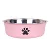 Cuenco de acero inoxidable para mascotas, cuenco doble de plástico para comida, perros y gatos, cuenco para comida y agua potable, cuenco de alimentación para mascotas al por mayor