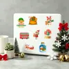 50 Adesivos Cartoon de Natal Culturais e Criativos, Ferramentas de Transporte, Papelaria para Caderno, Decoração de Manual DIY, PVC Atacado Transfronteiriço
