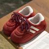 Nuevas Pantuflas de Algodón 2025 para Mujer, Zapatos de Interior de Invierno, Versátiles de Suela Fina, Punta Redonda, Planos, Cómodos, Casuales para Uso en Exteriores