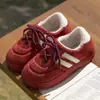 Nuevas Pantuflas de Algodón con Suela Gruesa para Mujer Otoño e Invierno Uso Interior en Casa y Exterior Cálidas Antideslizantes Talón Cerrado Zapatos de Algodón con Felpa Venta al por Mayor